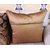 Premium Quality Decorative Square Velvet Cushion Covers - Set of 2, (24 X 24) Copper
