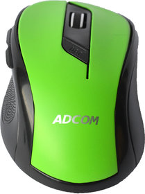 Adcom AD 6516W Wireless Mouse Portable Mobile Optical Mouse with USB Receiver.