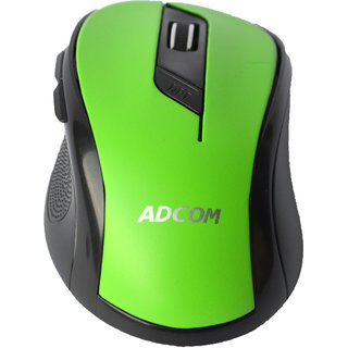 Adcom AD 6516W Wireless Mouse Portable Mobile Optical Mouse with USB Receiver.