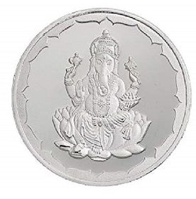 CEYLONMINE 10 gram Silver Ganesh Coin