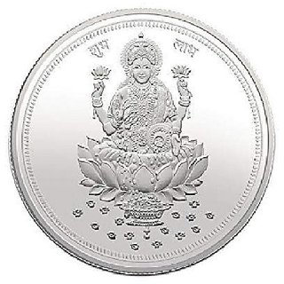                       CEYLONMINE 10 gram Silver Laxmi Coin                                              
