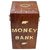 aTOzCRAFTS Wooden Money Bank - Large Piggy Bank - Dolphin Home Decor - Coin Box for Kids  Adult Gifts