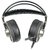 Adcom AD-1110 Over The Ear Headsets with Mic  LED USB Wired Gaming Headphone (Black)