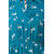 SILK ROUTE London Teal Gathered Waist Midi Dress For Women Height 5'4 inch