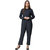 SILK ROUTE London Ebony Waist Tie Up Jumpsuit For Women Height 5'0 inch
