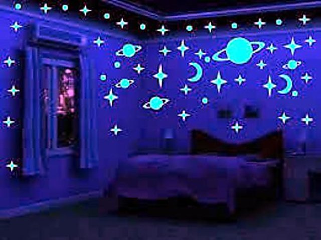Buy Night Glowing Radium Magic Star And Moon Galaxy For Roof