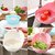 Plastic Vegetable Fruit Basket Rice Wash Sieve Washing Bowl Colander (Big) Colors May Vary