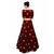 Femisha Creation Maroon Banglory Satin Simple Work Women's Wedding Wear Semi Stitched Lehenga CholiFree Size .
