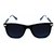 Adrian UV Protected Mirrored Unisex Trendy Sunglasses ( Black )