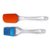 Way Beyond Plastic Colourful Measuring Spoon Set Of 5, With 1 Silicon Spatula, And 1 Silicon Oiling Brush Kitchen Tool Set