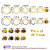 Look Decor-20 Shape Hexagon-(Golden-Pack of 20)-3D Acrylic Mirror Wall Stickers Decoration for Home Wall Office Wall Stylish and Latest Product Code Number 199