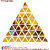 Look Decor-50 Triangle-(Golden-Pack of 50)-3D Acrylic Mirror Wall Stickers Decoration for Home Wall Office Wall Stylish and Latest Product Code Number 650