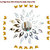 Look Decor-Sun With Butterfly-(Silver-Pack of 25)-3D Acrylic Mirror Wall Stickers Decoration for Home Wall Office Wall Stylish and Latest Product Code Number 382