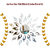 Look Decor-Sun With Butterfly-(Silver-Pack of 25)-3D Acrylic Mirror Wall Stickers Decoration for Home Wall Office Wall Stylish and Latest Product Code Number 386