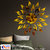 Look Decor-Sun Flame-(Golden-Pack of 25)-3D Acrylic Mirror Wall Stickers Decoration for Home Wall Office Wall Stylish and Latest Product Code Number 398
