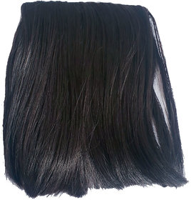 GadinFashion Front Hair Wig, Hair Fringes for Women, Front Hair Extensions, Color-Natural Brown Pack Of 01