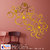 Look Decor-40 Ring And Dots-(Golden-Pack of 40)-3D Acrylic Mirror Wall Stickers Decoration for Home Wall Office Wall Stylish and Latest Product Code Number 970