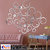 Look Decor-40 Ring And Dots-(Silver-Pack of 40)-3D Acrylic Mirror Wall Stickers Decoration for Home Wall Office Wall Stylish and Latest Product Code Number 977