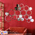 Look Decor-20 Shape Hexagon-(Silver-Pack of 20)-3D Acrylic Mirror Wall Stickers Decoration for Home Wall Office Wall Stylish and Latest Product Code Number 998.