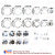 Look Decor-20 Shape Hexagon-(Silver-Pack of 20)-3D Acrylic Mirror Wall Stickers Decoration for Home Wall Office Wall Stylish and Latest Product Code Number 1004