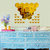 Look Decor-14 Hexagon With Butterfly-(Golden-Pack of 14)-3D Acrylic Mirror Wall Stickers Decoration for Home Wall Office Wall Stylish and Latest Product Code Number 1029.