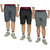 IndiWeaves Men Cotton Bermuda Shorts & 3/4ths (Pack of 3)