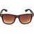 Adam Jones UV Protected Brown Wayfarer Brown Full Rim Sunglasses For Men
