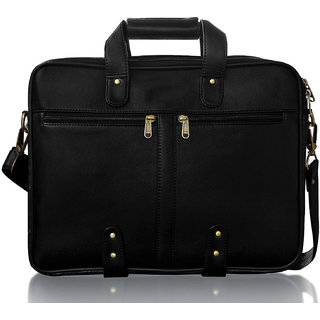 Home Story Premium Leatherette Executive Laptop Briefcase Bag 15.6