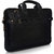 Home Story Premium Leatherette Everyday Office Laptop Bag 15.6, Adjustable Strap and 5 Compartments, Metal Black Color