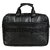 Home Story Spacious Classic Retro Laptop Bag 15.6, Adjustable Strap and 6 Compartments,Metal Black Color