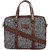 Home Story Tweed and Vegan Premium Leatherette Laptop Messenger Bag for 15.6 inch Laptops Brown Colour