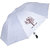 Home Story Fashionable Wine Bottle White Cover 110 cm Travel Umbrella