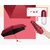 Home Story Designer Ultra Mini UV Coated 4-Fold Travel Capsule Umbrella, 100 cm Sangria Red Color