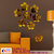 Look Decor-8 Flowers-(Golden-Pack of 8)-3D Acrylic Mirror Wall Stickers Decoration for Home Wall Office Wall Stylish and Latest Product Code Number 800
