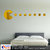 Look Decor-1 Virus 7 Dot-(Golden-Pack of 8)-3D Acrylic Mirror Wall Stickers Decoration for Home Wall Office Wall Stylish and Latest Product Code Number 438