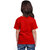 Haoser Printed Cotton tshirt for girls kids single, Red kids printed tshirts