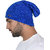 Woolen CAP Check Design for Men/Unisex (FAR Inside - Snow Proof) - Rblue+Mahroon pack of 2