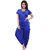 Be You Solid Top & Patiyala Pyjama Night Suit for Women (Blue , Free Size)
