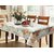 CASA-NEST Cotton Dining Table Cover for 6 Seater - Cream