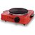 KUMAKA Sheffield Classic Electric Stove Supports All Vessel Cooking in Kitchen (Red)