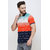 Colvyn Harris Men's Casualwear Half Sleeves Polo Neck Neck Slim Fit Orange T-shirt