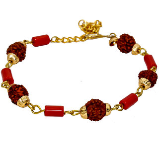 Buy Coral Bracelet Bead Man Bracelet Gift for Him Gemstone Online in  India  Etsy
