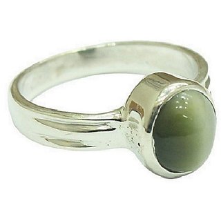                       5.25 ratti lehsunia ring original  lab certified cat's eye stone ring for men  women by  CEYLONMINE                                              