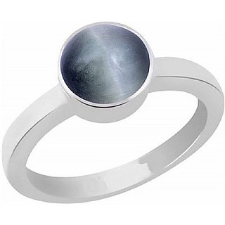                       6.25 Ratti cat's eye stone ring original  natural stone silver ring for unisex by CEYLONMINE                                              