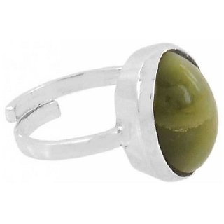                       Original  cat's eye 6.5 carat stone ring original  natural stone silver ring for unisex by CEYLONMINE                                              