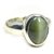 6.25 Ratti  cat's eye stone ring original  natural stone silver ring for unisex by CEYLONMINE