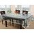 CASA-NEST Laminated Patch Design PVC 6 Seater Dining Table Cover - Silver
