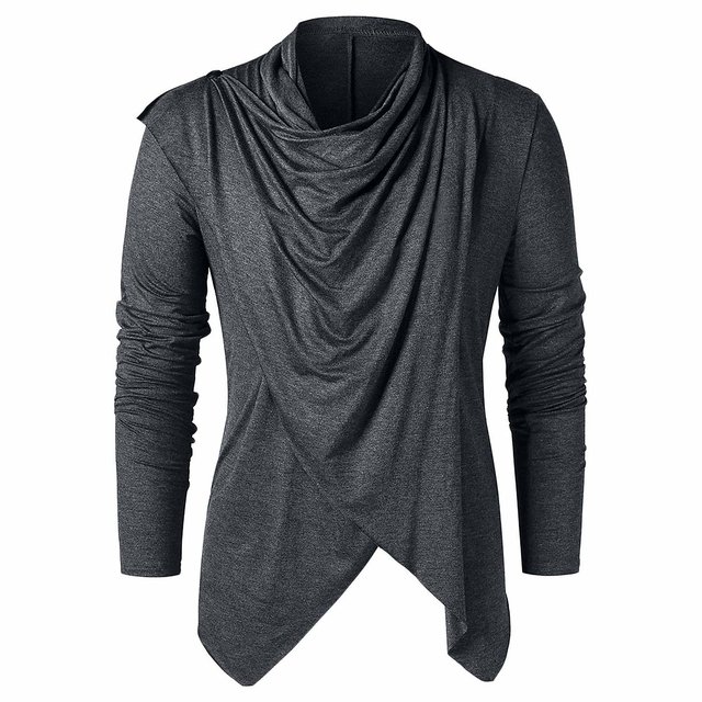 grey cotton cardigan