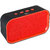 BK Star High Fidelity HiFi Sound Portable Wireless Bluetooth Speaker With FM Radio Compatible with All Devices (Red)
