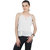 Wish Tree Casual Sleeveless Polka Print Women White Top
